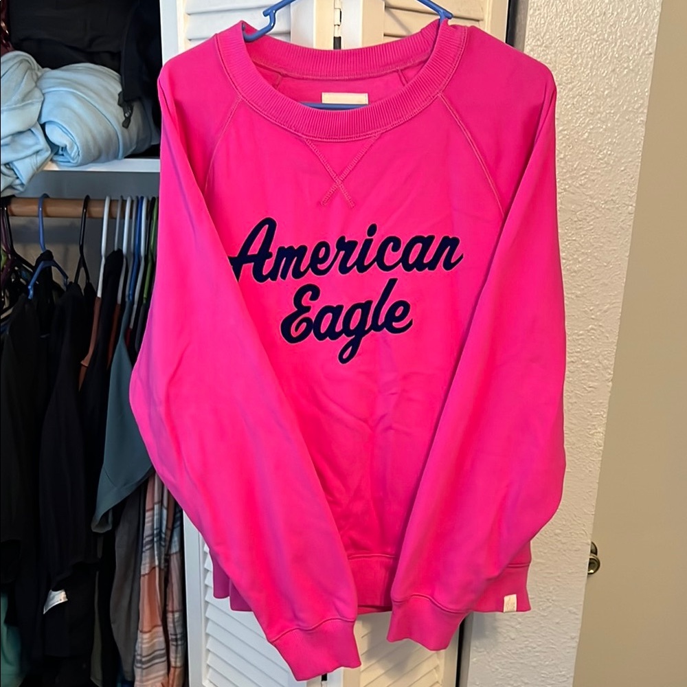 American Eagle Outfitters Pink Sweatshirt for Women - Picture 4 of 6